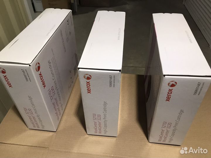 Новые оригинальные Xerox 106R01487 3 шт