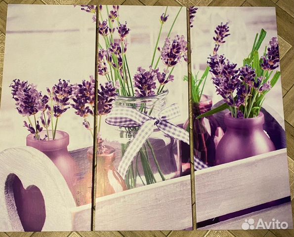 Постерная картина из трех частей