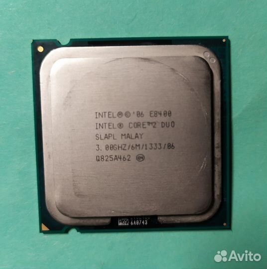 Intel Core 2 duo e8400