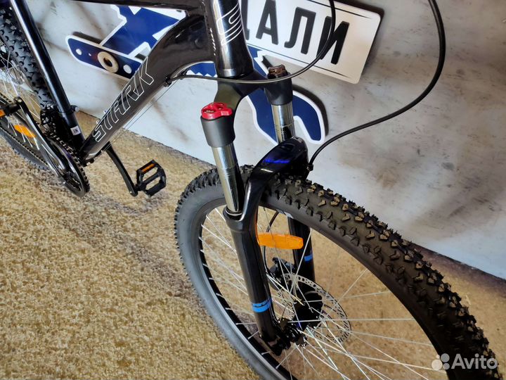 Велосипед Stark Hunter 27.2 HD черный/голубой 18