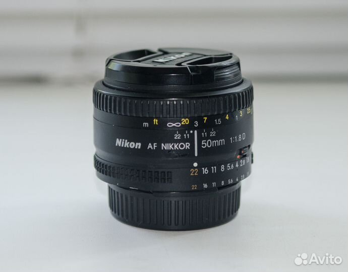 Объектив Nikon 50mm f/1.8D AF Nikkor