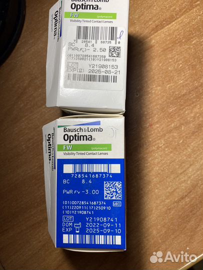 Линзы контактные на 3 месяца