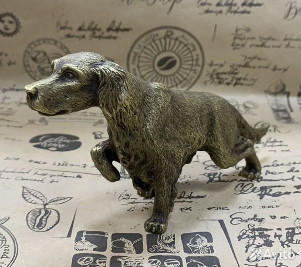 Бронзовая статуэтка Сеттер