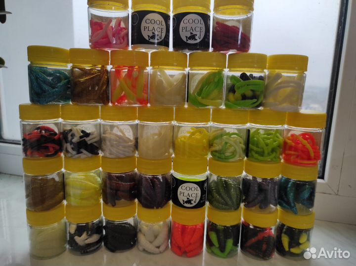 Силиконовая приманка для форели(резина) cool place