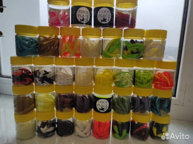 Силиконовая приманка для форели(резина) cool place