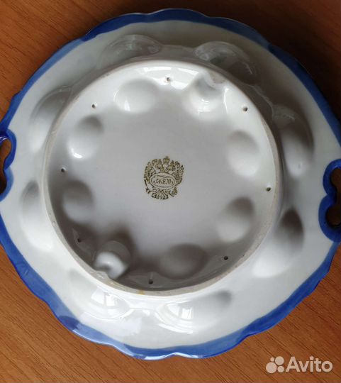 Тарелка под яйца, пасхальная 