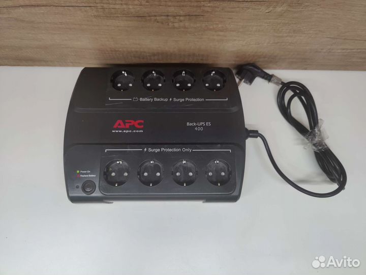 Ибп APC Back-UPS 400va, BE400ES