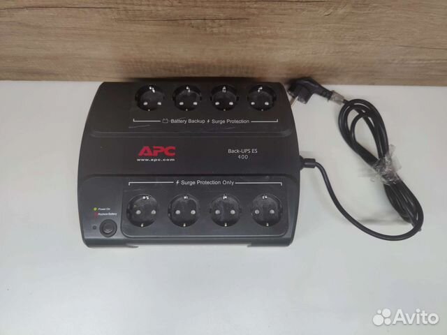 Ибп APC Back-UPS 400va, BE400ES