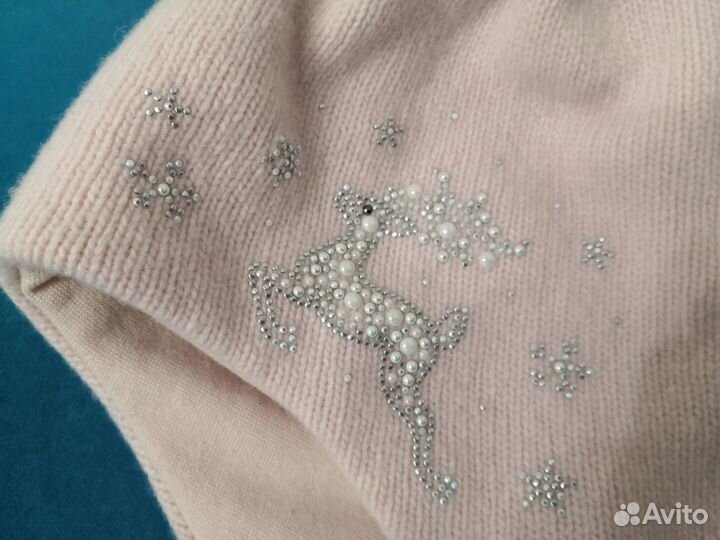 Шапка зимняя для девочки 50 52