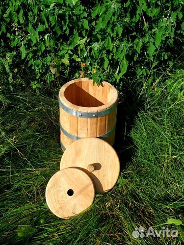 Кадка дубовая 7 л