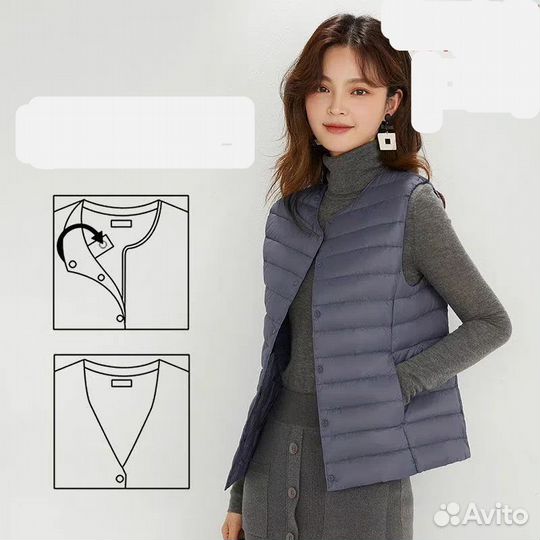 Жилетка женская утепленная