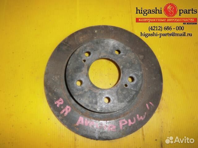Тормозной диск зад nissan avenir SR20DE PNW11
