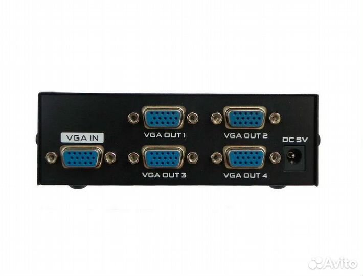Разветвитель VGA, 1 вход, 4 выхода, VGA