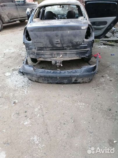 Бампер renault symbol