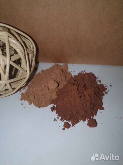 Натуральный и алкализованный какао-порошок