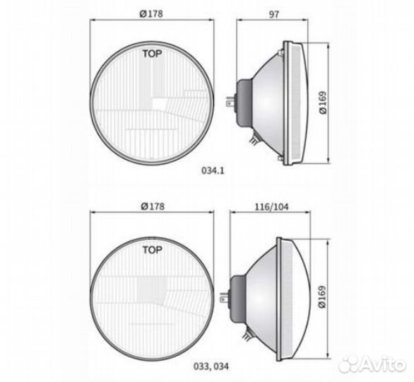 Фара оптика Камаз