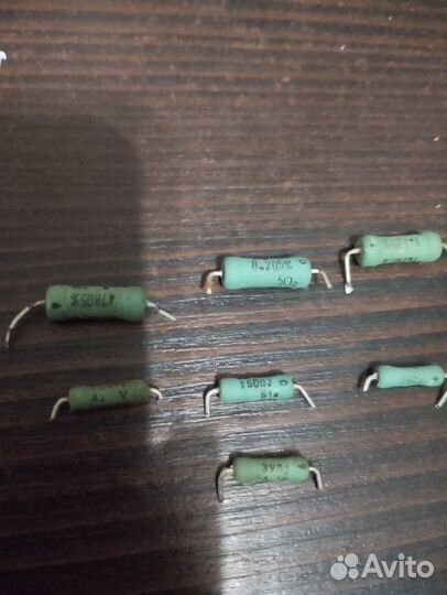 Советские радиодетали с серебром внутри