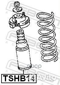 Пыльник амортизатора D14 С отбойником (nissan