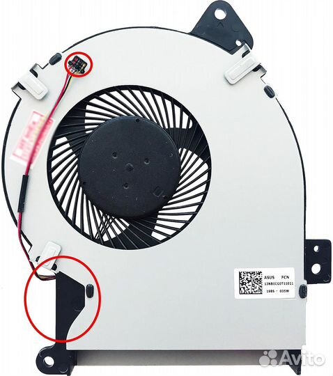 Вентилятор для Asus X541, X541UV, 13NB0CG0T11011