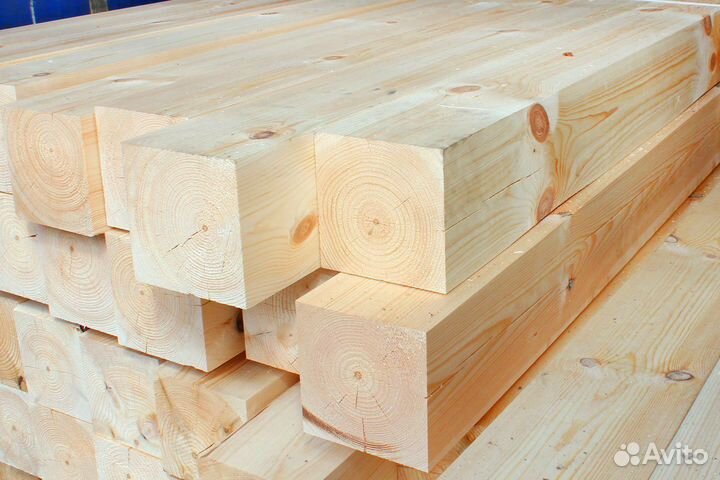 Брус сосна, камерная сушка, гарантия качества