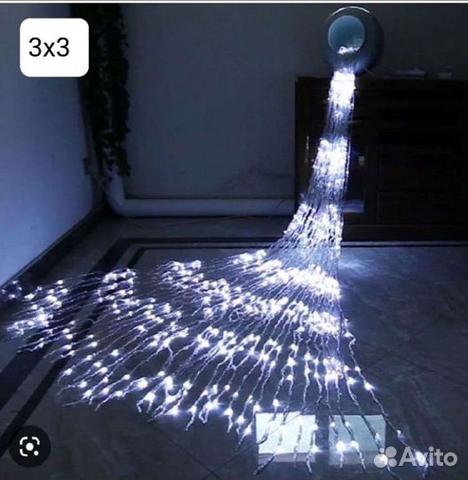 Гирлянда штора