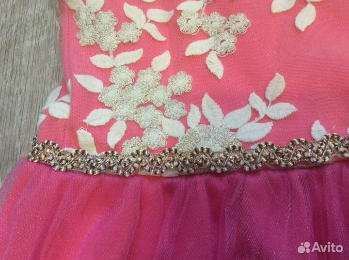 Платье принцессы Авроры 110-116 см