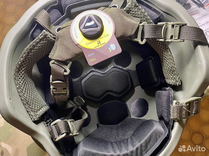 Тактический шлем Militech Raptor + очки