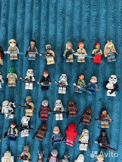 Лот Lego Star Wars 62 минифигурки