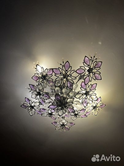 Люстра хрустальная чехия