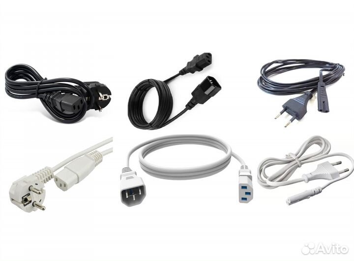 Кабели сетевые 220В для различных устройств