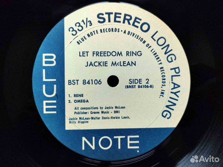 Jackie McLean Let Freedom Ring RVG US 1968 Liberty