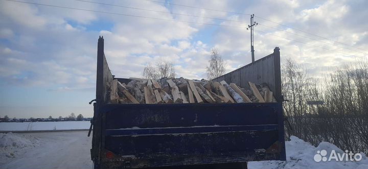 Дрова берёза горбыль пиленый опил