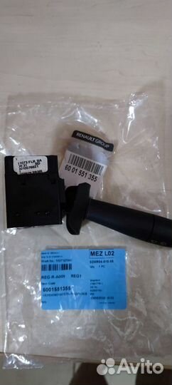 Переключатель стеклоочистителя Renault Sandero Dus