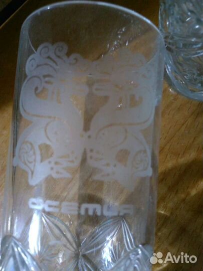 Бокалы высокие Осетия хрустальный