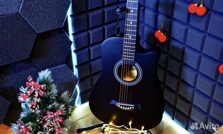 Акустическая гитара belucci новая