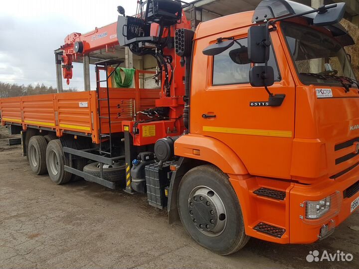 Аренда и услуги манипулятора, стрела 8 т, 20 м, борт 25 т, 6.5 м