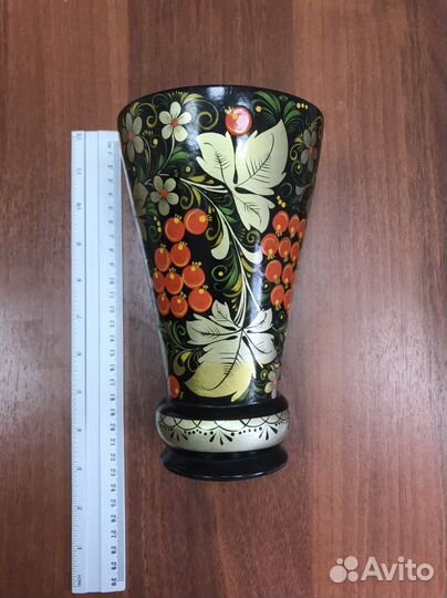 Ваза хохлома