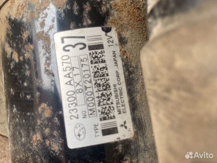 Стартер subaru ej25