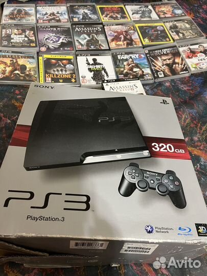 Игровая приставка ps3 с играми