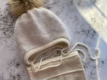 Комплект детский шапка снуд зима 52