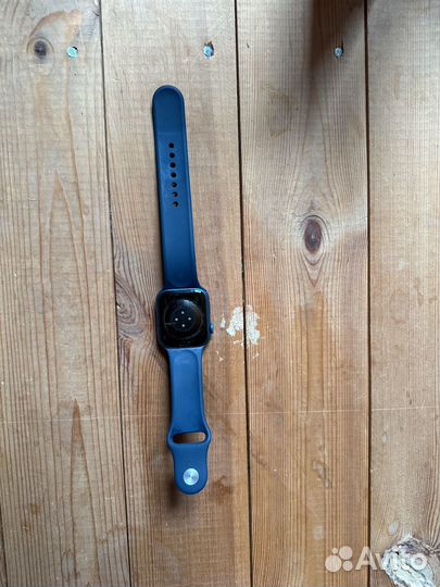 Часы apple watch 7 45 mm blue