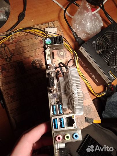 Материнская плата am4 A320M-DVS R4.0 и процом