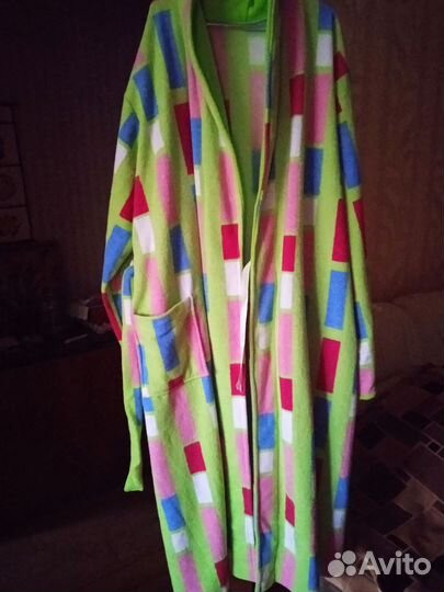 Теплый женский халат