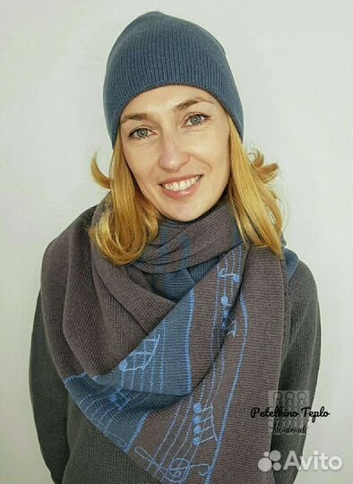 Комплект шапка и шарф