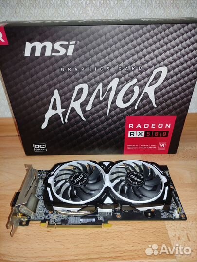 Видеокарта rx580 8gb