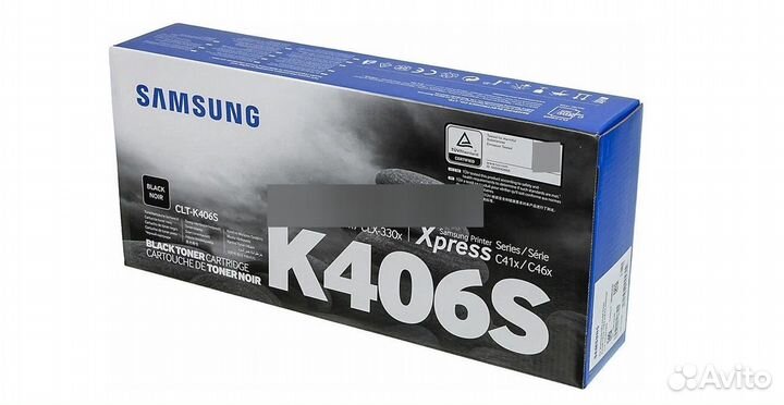 Картридж Б/У Samsung CLT-K406S (Samsung CLP-360/365/368/CLX-3300/3305)