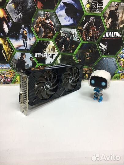Видеокарта Nvidia GeForce Palit GTX 1660 6Gb