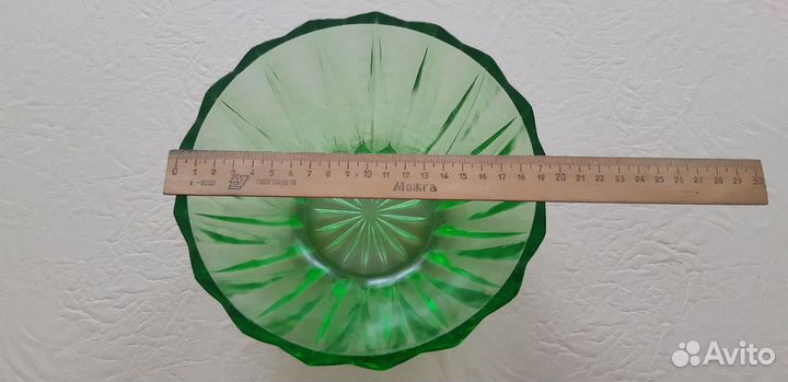 Посуда из цветного стекла СССР