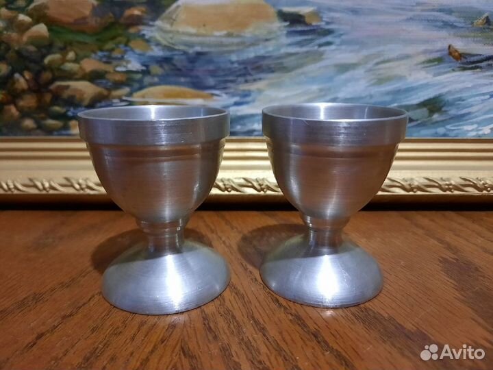 Оловянные рюмки на ножках из Словакии