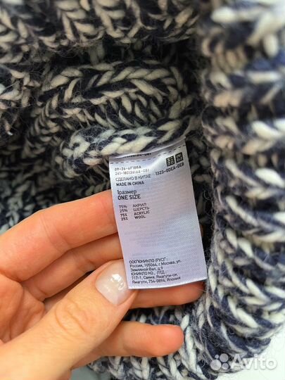 Шапка женская зимняя uniqlo и ostin